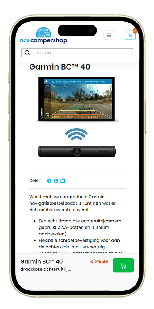 Een website primair ontworpen voor mobiele apparaten, zorgt voor optimale functionaliteit en layout op kleinere schermen, inspelend op de toenemende trend van mobiel internetgebruik.