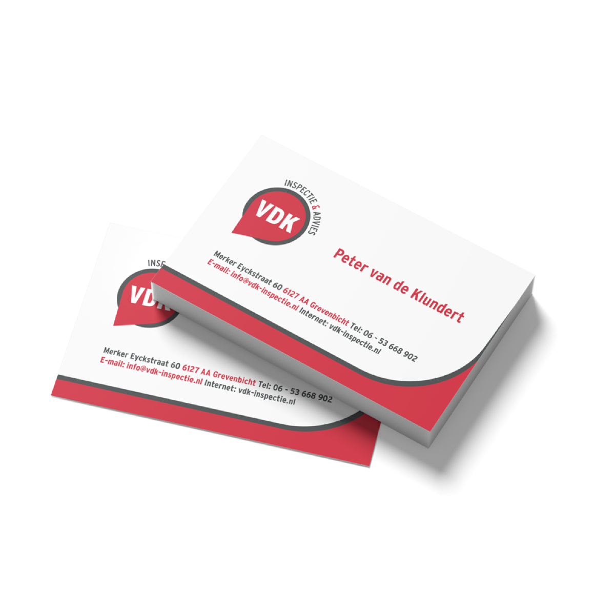 VDK Inspectie en Advies — Business cards